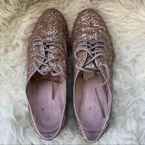 kate spade | Paxton glitter oxfords | 7.5